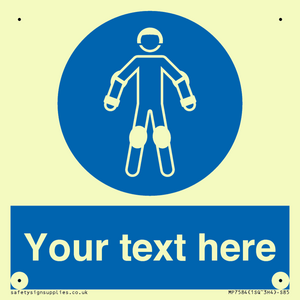 Custom protective roller sport equipment must be worn